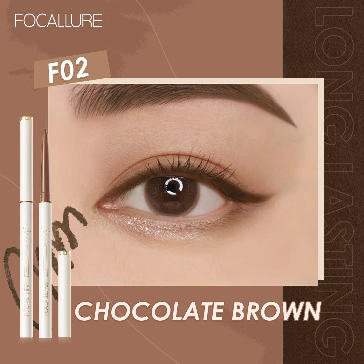 FOCALLURE Waterproof Ultra-Slim Eyeliner Gel Pencil