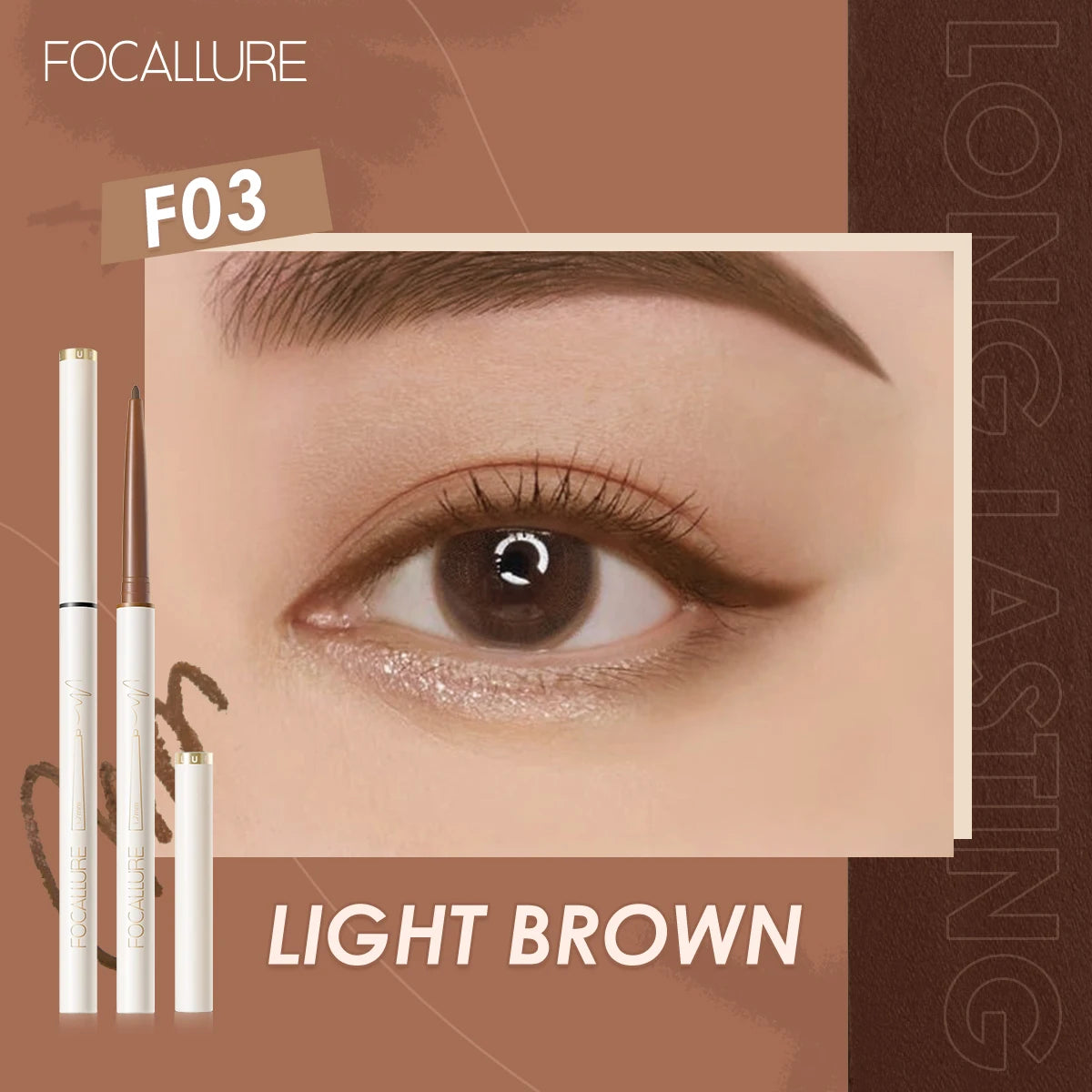 FOCALLURE Waterproof Ultra-Slim Eyeliner Gel Pencil