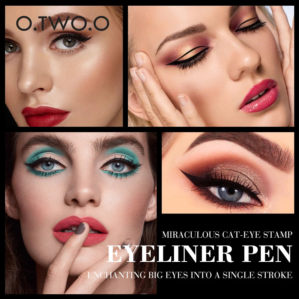 O.TWO.O Eyeliner Stamp Black Liquid Eyeliner Pen