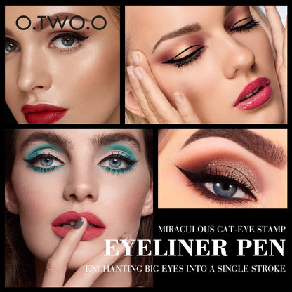 O.TWO.O Eyeliner Stamp Black Liquid Eyeliner Pen