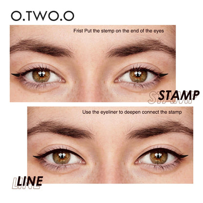 O.TWO.O Eyeliner Stamp Black Liquid Eyeliner Pen