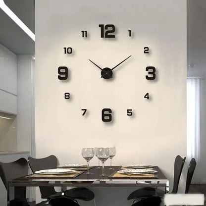 Creative Frameless DIY Wall Clock