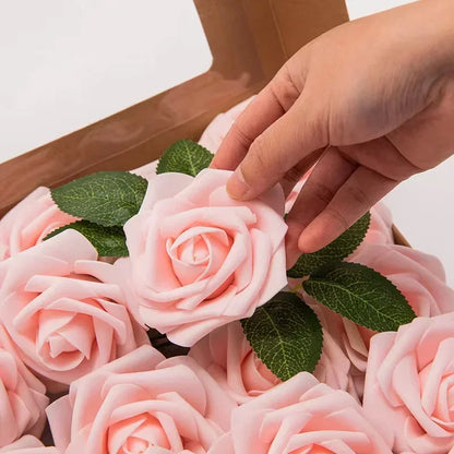 Foam Fake Roses Bouquets ForParty Decoration