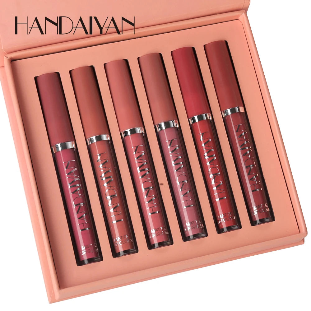 HANDAIYAN 6 Colors Liquid Lipsticks