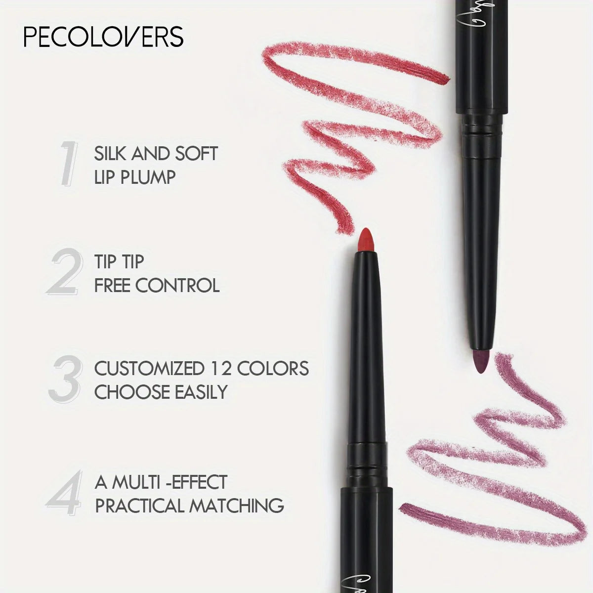 Matte Smooth Waterproof Lipliner