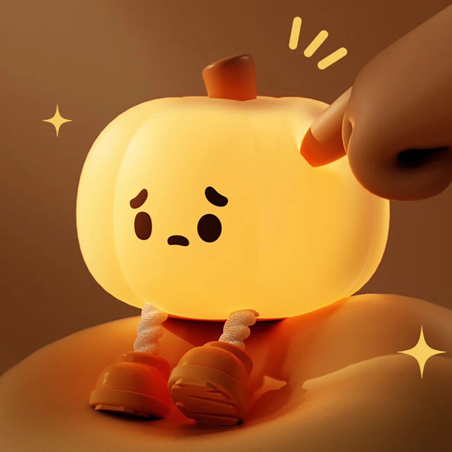 Cute Pumpkin Night Light