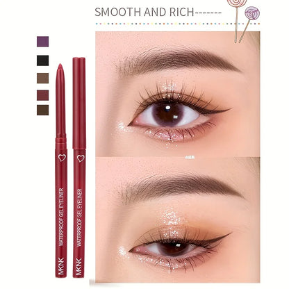 5 Colors Eyeliner Pencil - Waterproof, Long-lasting, Easy Wearing