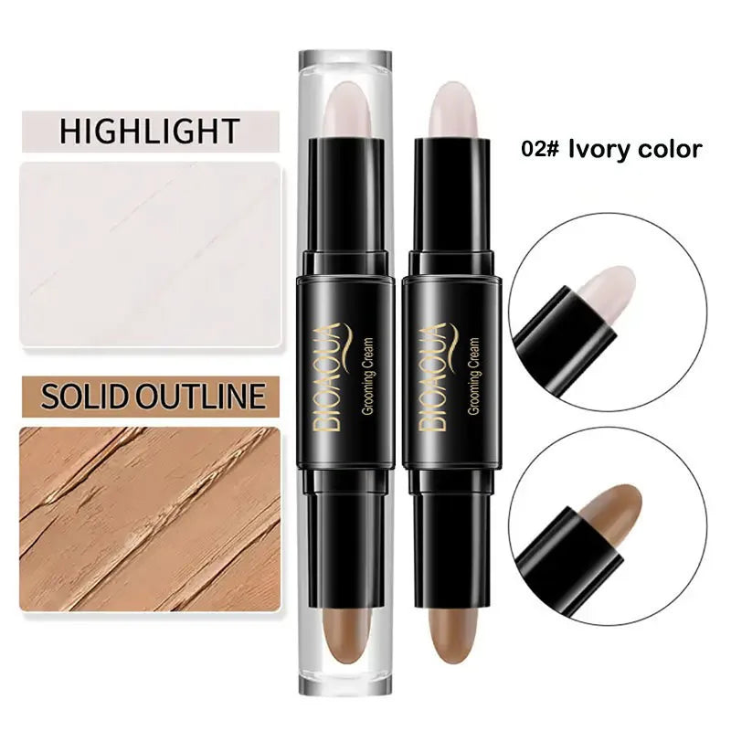 Double Head Contour Face Foundation Concealer Pen