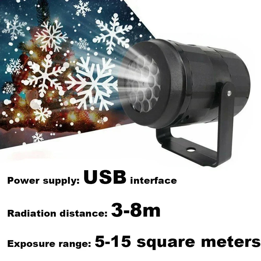 Christmas Snowflake Projector Light