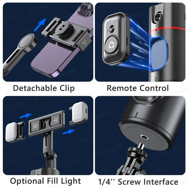 Follow-up Tracking Phone Stand with Remote