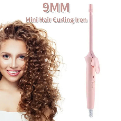 The Mini Hair Curling Iron 9mm Curler Wand