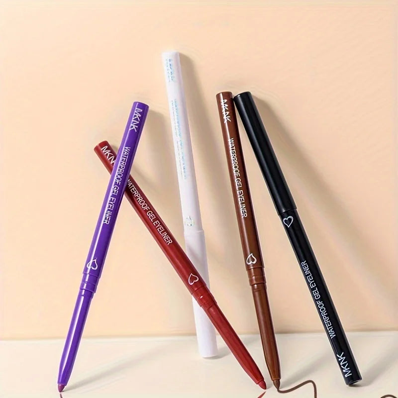 5 Colors Eyeliner Pencil - Waterproof, Long-lasting, Easy Wearing