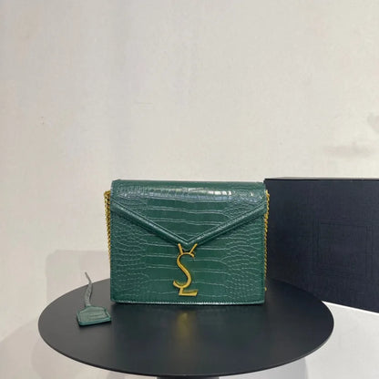 New Crocodile Patterned Shoulder Bag