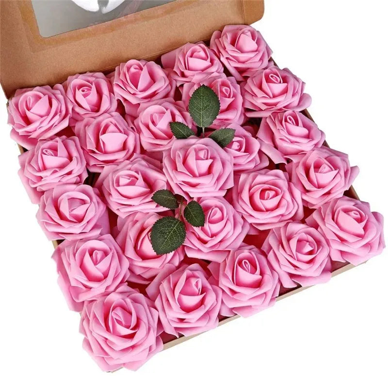 Foam Fake Roses Bouquets ForParty Decoration