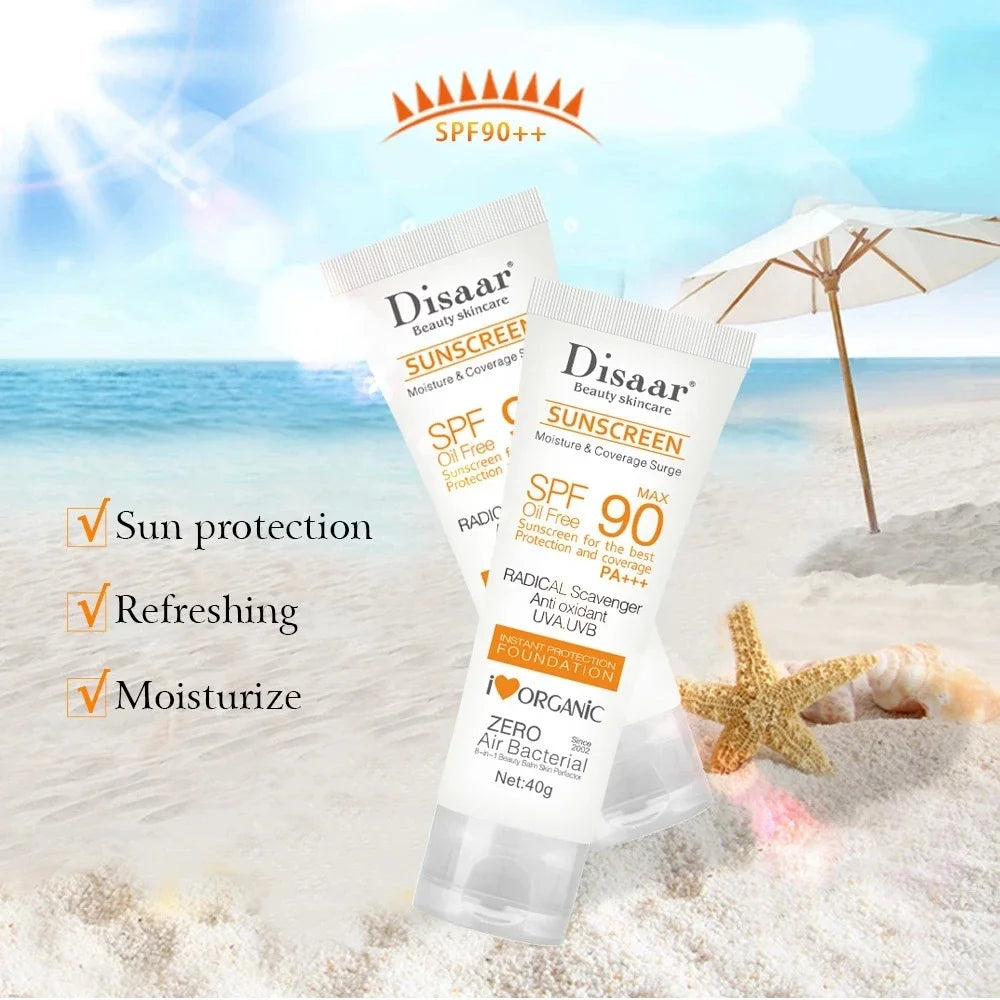 Facial & Body Sunscreen Whitening Sun Cream SPF 90