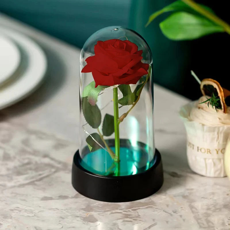 Artificial Rose Flower with LED Light