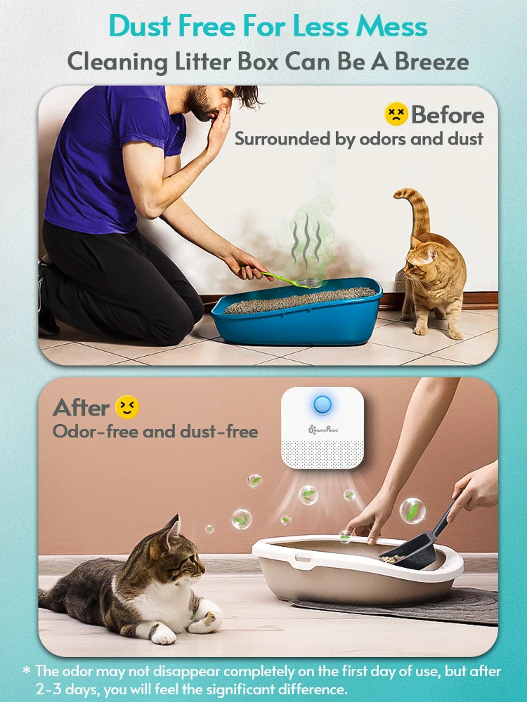 Odor Purifier For Cat Litter Box