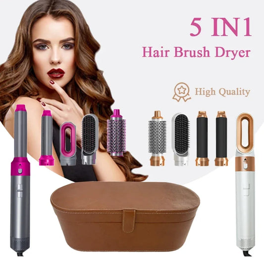 5-in-1 Hair Dryer Hot Dyson Comb Set