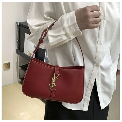 New Small Fragrant Style Grid Chain Shoulder Crossbody Bag