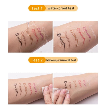 5 Colors Eyeliner Pencil - Waterproof, Long-lasting, Easy Wearing