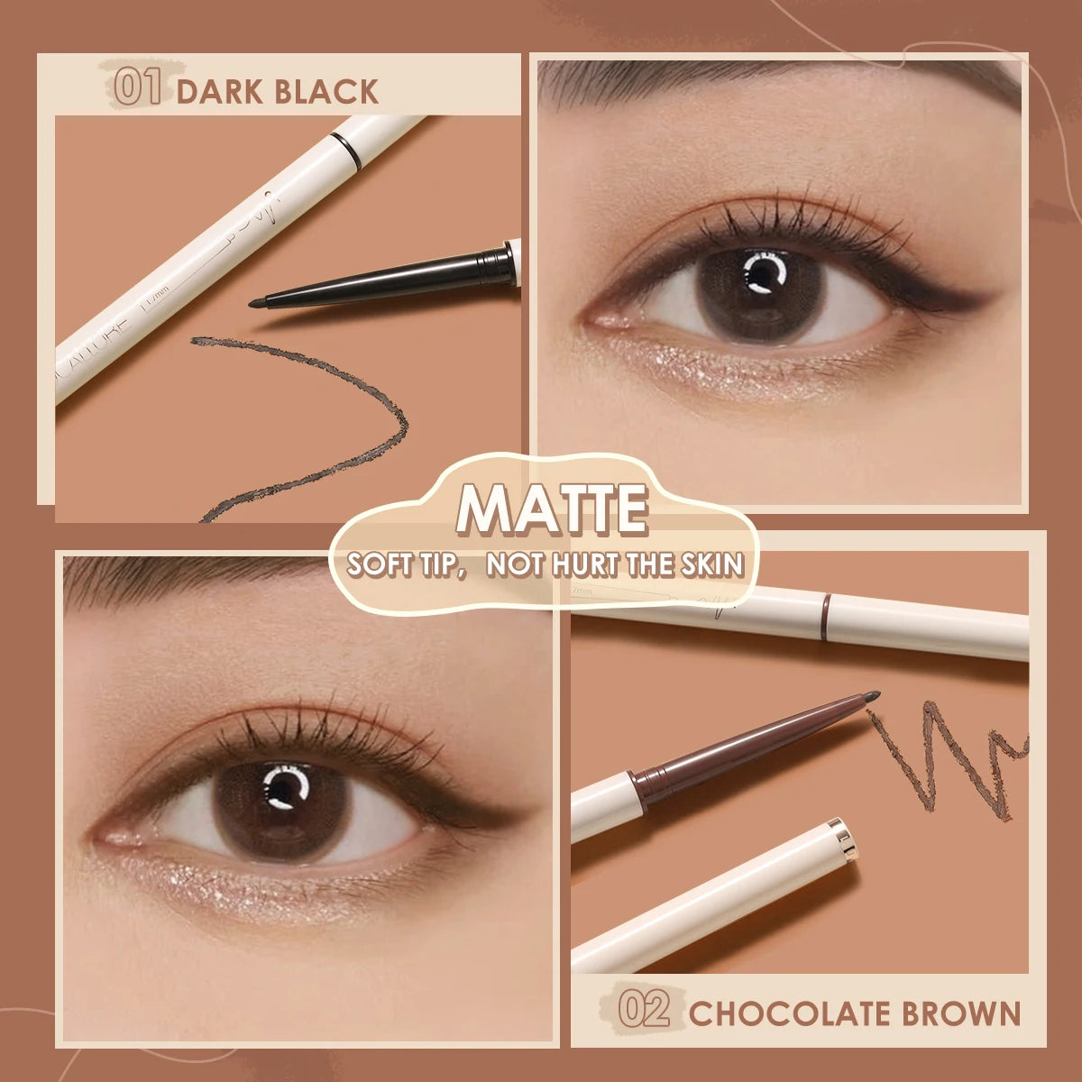 FOCALLURE Waterproof Ultra-Slim Eyeliner Gel Pencil