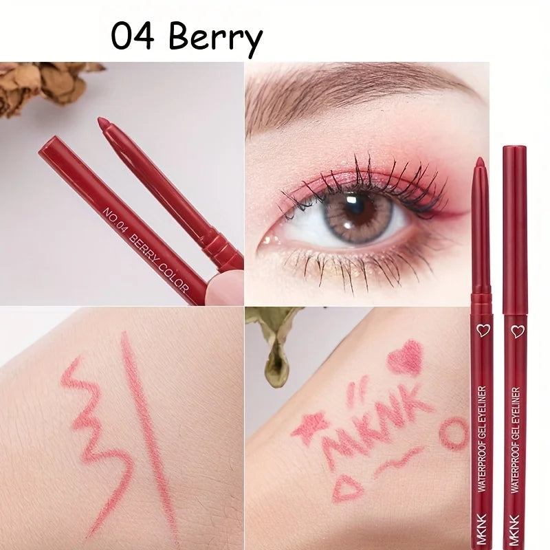 5 Colors Eyeliner Pencil - Waterproof, Long-lasting, Easy Wearing