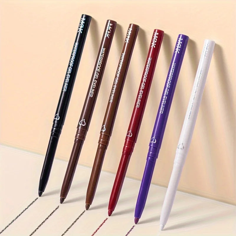 5 Colors Eyeliner Pencil - Waterproof, Long-lasting, Easy Wearing