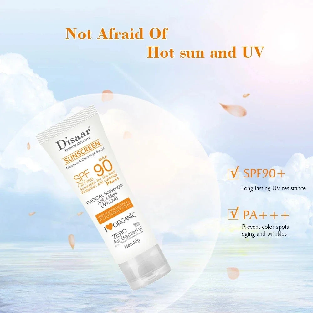 Facial & Body Sunscreen Whitening Sun Cream SPF 90