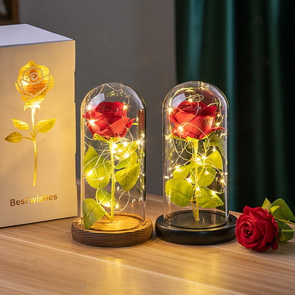 Artificial Rose Flower with LED Light