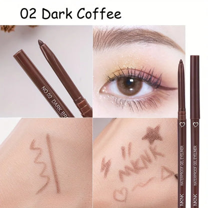 5 Colors Eyeliner Pencil - Waterproof, Long-lasting, Easy Wearing