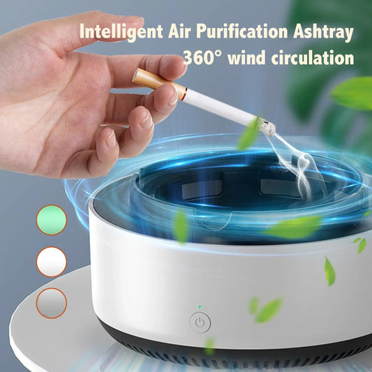 Ashtray Air Purifier for removing passive smoke and odors