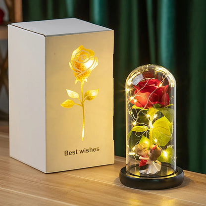 Artificial Rose Flower with LED Light