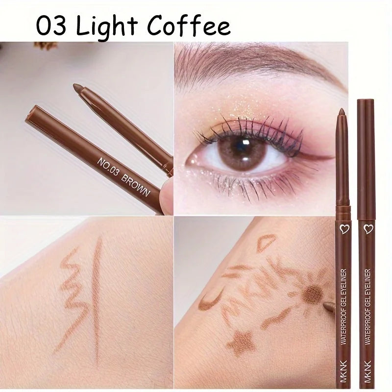 5 Colors Eyeliner Pencil - Waterproof, Long-lasting, Easy Wearing