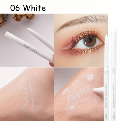 5 Colors Eyeliner Pencil - Waterproof, Long-lasting, Easy Wearing