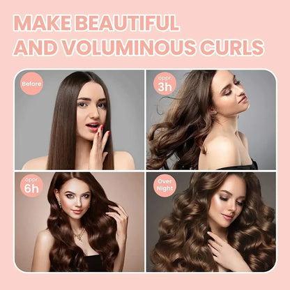 Heatless Hair Curlers - Curling Rod Headband Set