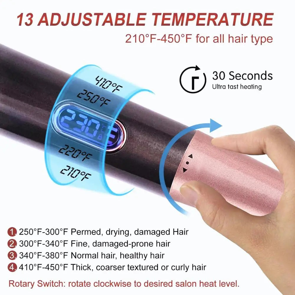 2-in-1 Hair Straightener and Curler