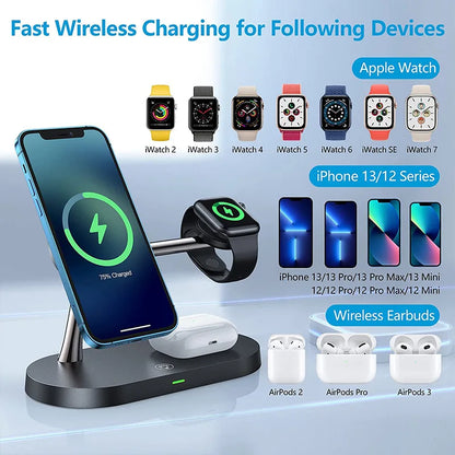 3 in 1 Wireless Charger Stand For iPhones ,watches, AirPods