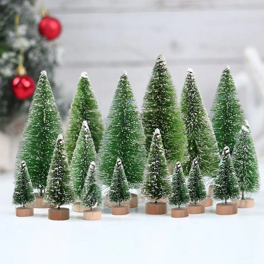 Artificial Mini Wooden Christmas Tree