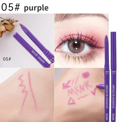 5 Colors Eyeliner Pencil - Waterproof, Long-lasting, Easy Wearing