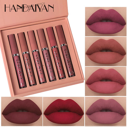 HANDAIYAN 6 Colors Liquid Lipsticks